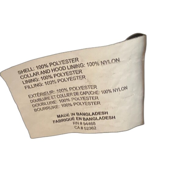 HFX Women's Stretchy Hooded Puffer Jacket Mustard (Yellow) Size XXL - Picture 8 of 9